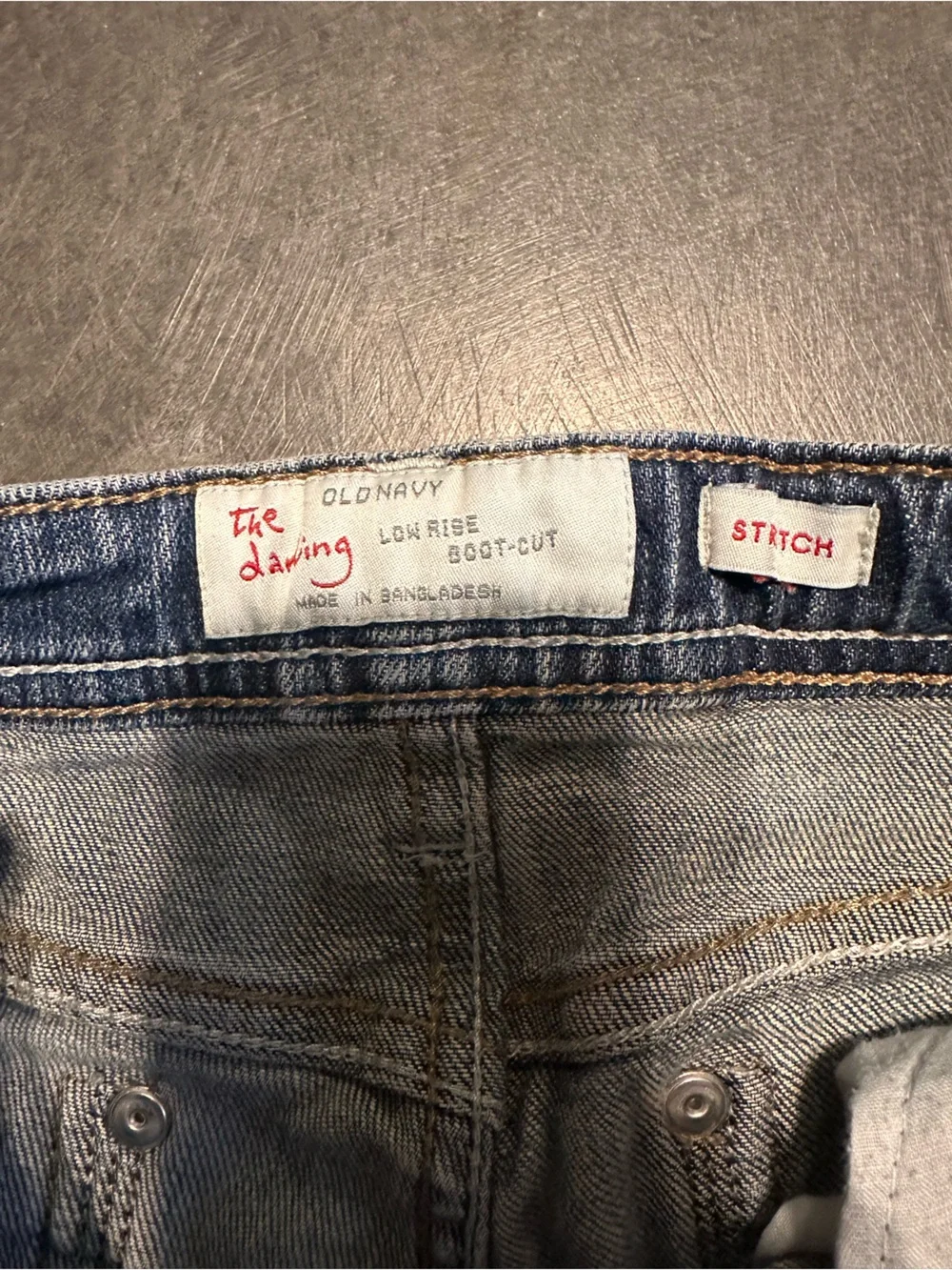 Old Navy Stretch Low Rise Boot Cut girls size 12 Regular